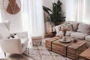 Ideas para combinar sofás de distinto color